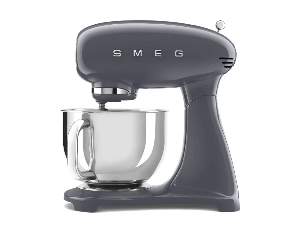 Kuchyňský robot Smeg 50's style SMF03GREU / 800 W / 4,8 l / šedá Víkendová Akce