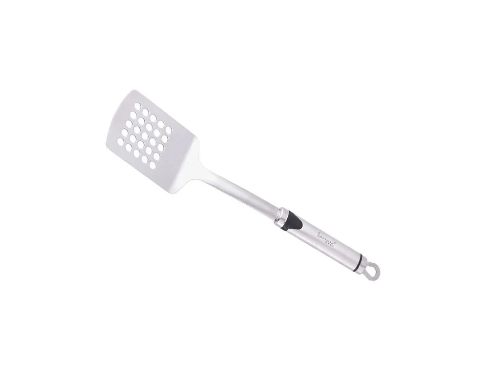 Obracečka Bergner GIZMO s kulatými otvory / 36 x 7,2 cm / nerez / černá Přímo Od Výrobce