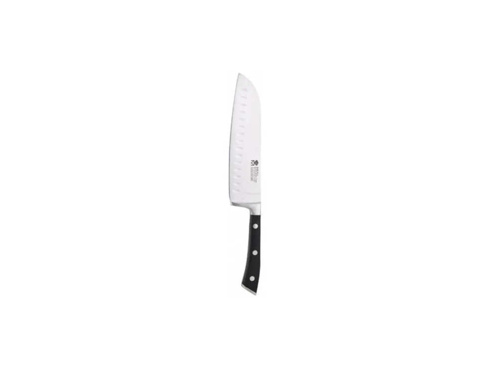 Kuchyňský nůž Masterpro Santoku z nerezové oceli / 17,5 cm / černá Akční Nabídka