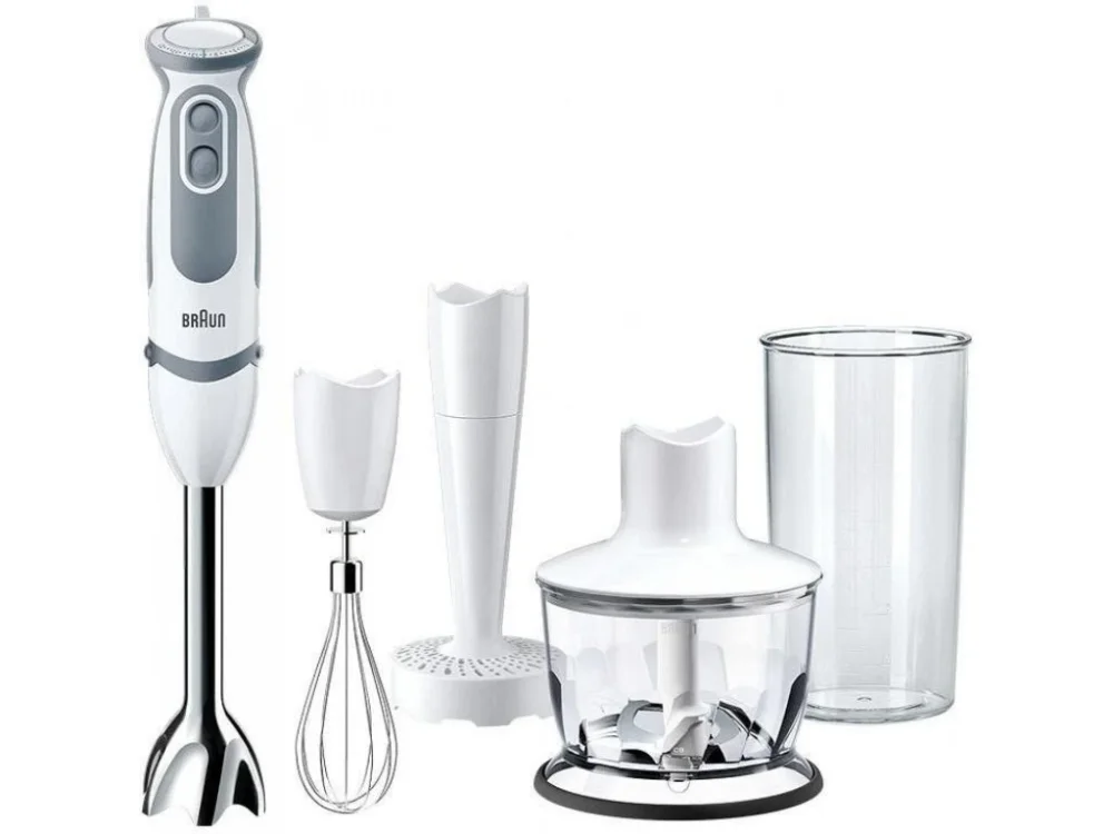 Ponorný mixér Braun Multiquick 5 MQ 5237 WH / šedá / bílá Must-Have