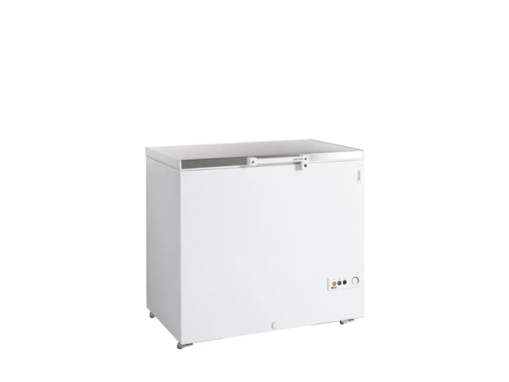 TEFCOLD FR 305 S SL – Truhlicový mrazák, plné nerezové víko, 273 l, bílý Vrácení Zdarma