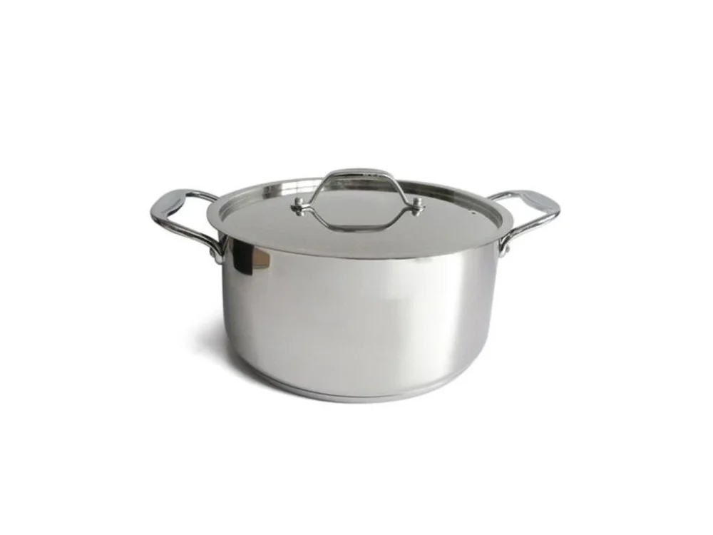 Nerezový kastrol s poklicí KITCHISIMO chef ø20cm 2,8l Horká Nabídka