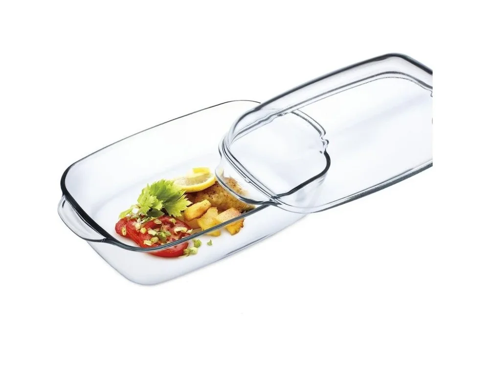 Ověřený mísa 3,2l hran.vys.+2,3l víko,36,5x20,8x13,5cm,var.s,zapék. SIMAX