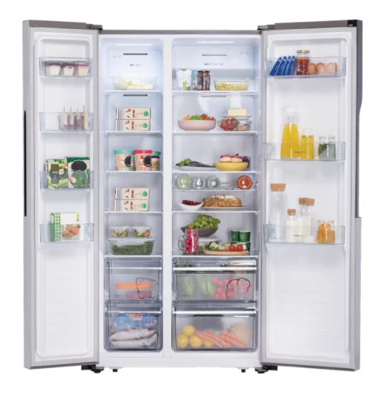 Sezónní Sleva Gorenje NRS8182KX Americká chladnička s mrazničkou,264/164 l, E, NF+, Nerez | Jihočeské Elektro | Servis chlazení České Budějovice