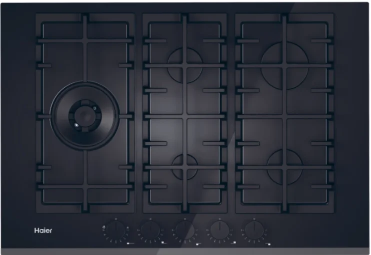 Hit Sezóny HAIER HAVG7WL4BPB Varná deska Gas On Glass Series 6 | Jihočeské Elektro | Servis chlazení České Budějovice