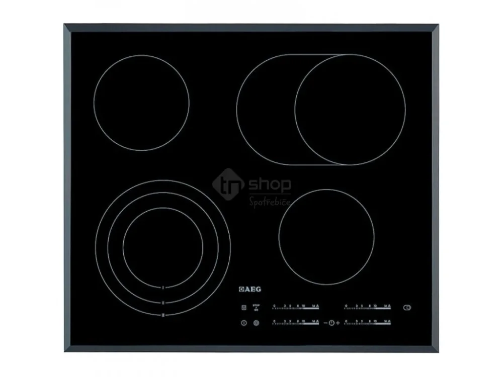 AEG HK654070FB + AEG/ELX Krém na čistění varných desek M3HCC300 Super Cena