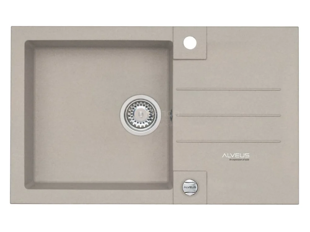 Alveus ROCK 130 /02 PEBBLE (780x480mm)+ pop- up sifon F Přímo Od Výrobce