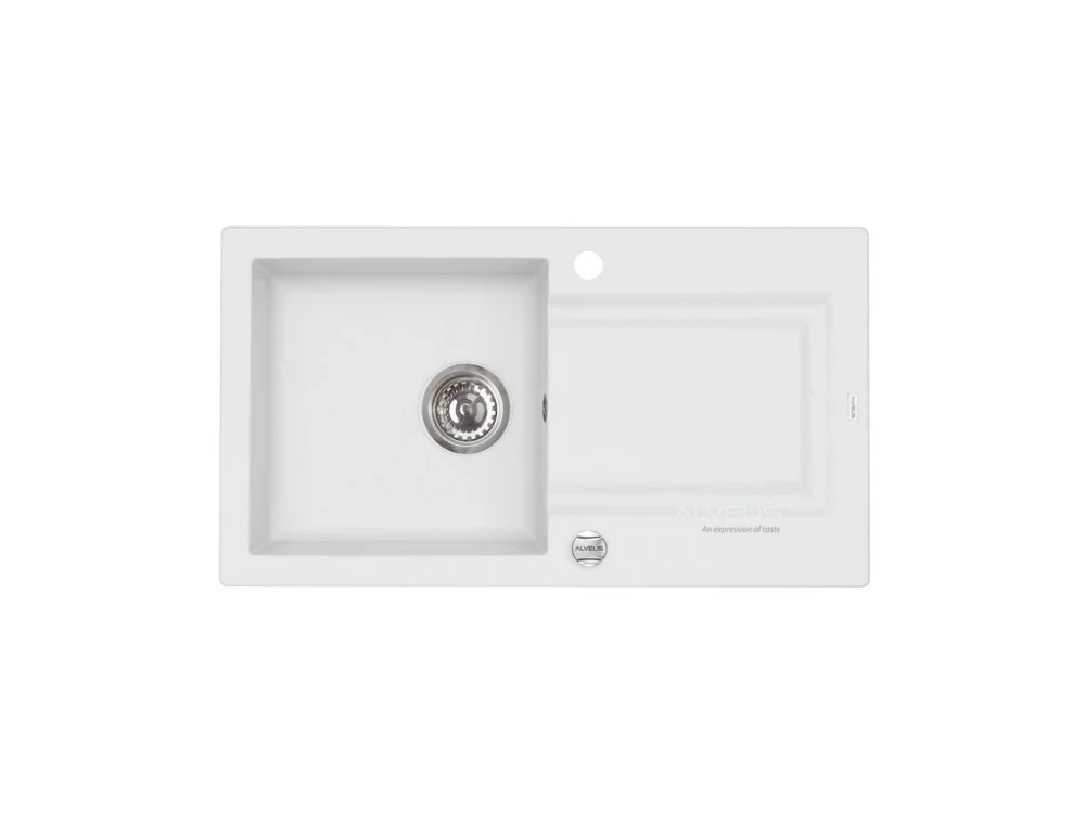 Zlevněný Alveus FALCON 30 granital - 11 - bílá (780x435mm) + pop -up sifon F