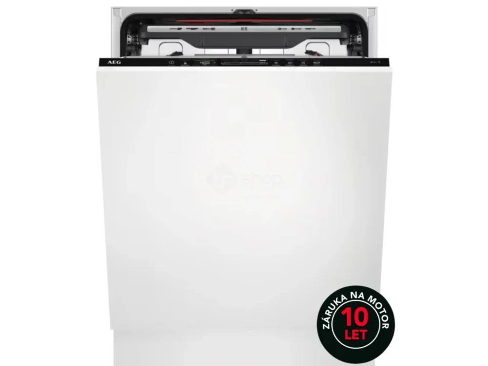 AEG FSE74718P + AEG/ELX Regenerační sůl pro myčky nádobí M3GCS200 Originální