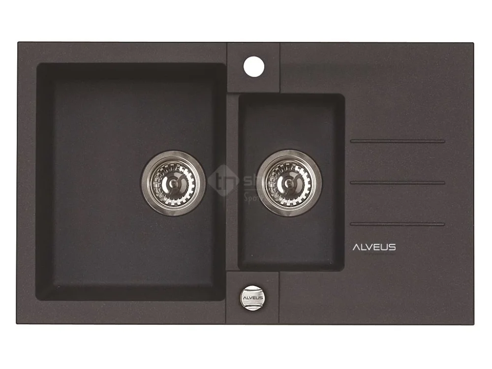 Autentický Alveus ROCK 70 G- 91 černá (780x480mm)+ pop- up sifonF