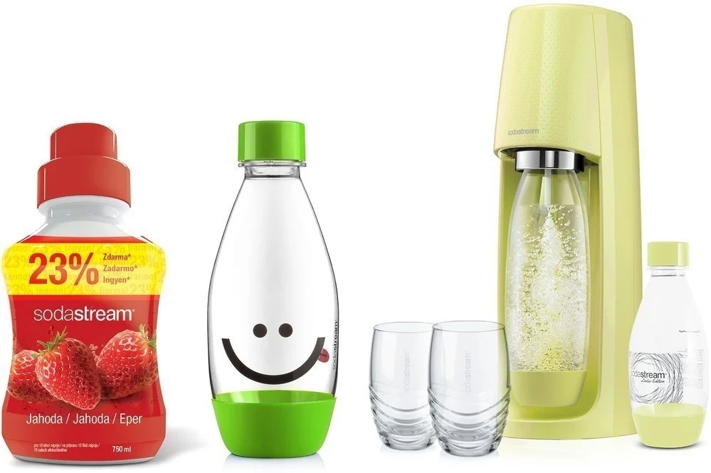 SodaStream sada výprodej Spirit limetkový Levný