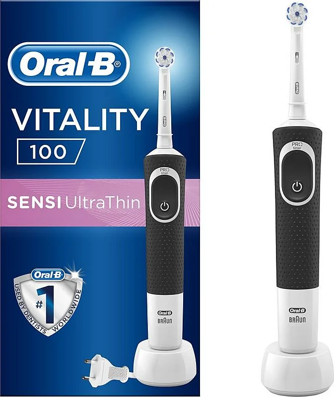 Oral-B VITALITY 100 Black Sensitive Horká Nabídka