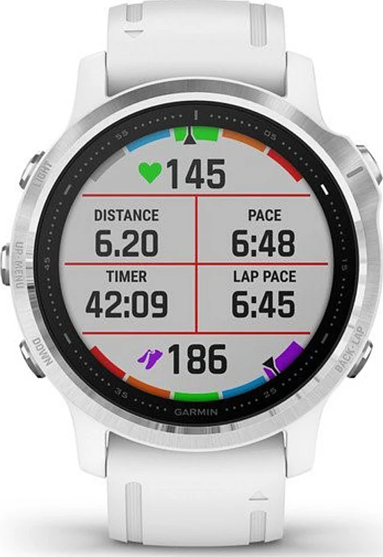 Sleva Garmin Fenix 6S Silver White band