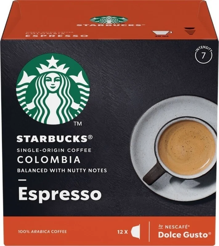 Hit Sezóny Nescafé Dolce Gusto Starbucks Medium Espresso Colombia