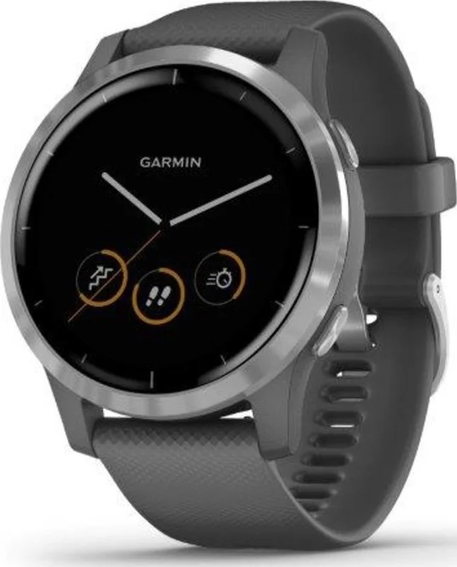 Akce Garmin vívoActive4 Silver/Gray Band