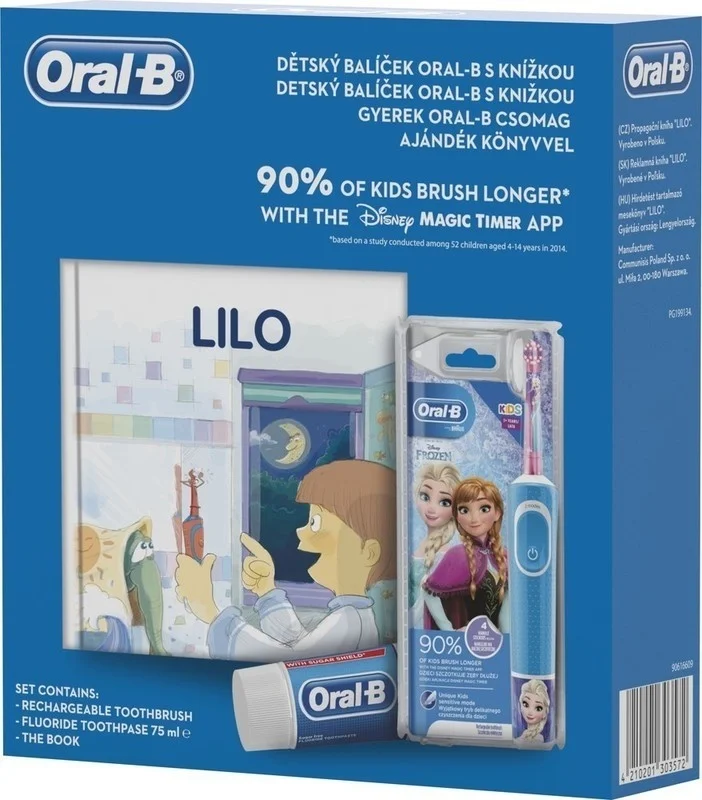 Nejprodávanější Oral-B Vitality Kids D100 Frozen