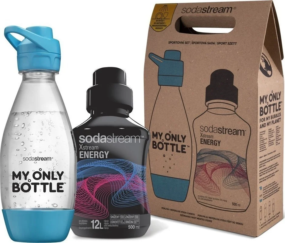 Nejlepší Cena SodaStream Sportovní set lahev 0,6 l + Energy