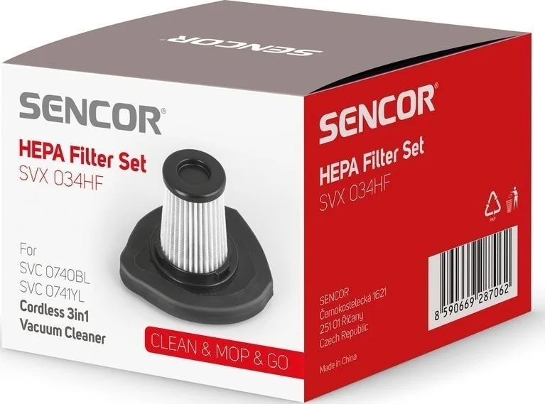 Sencor SVX 034HF hepafiltr k SVC 074x Levný
