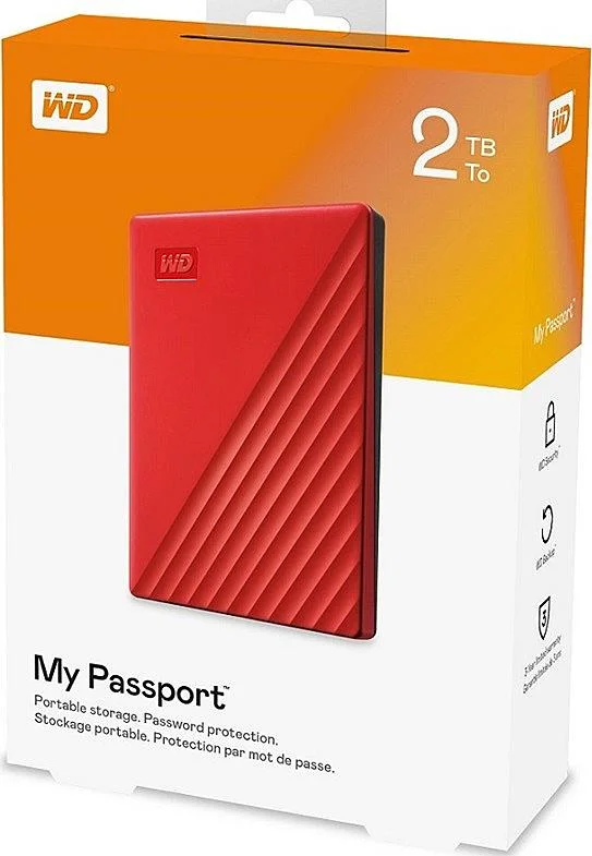 Sleva WD My Passport Portable 2TB Red