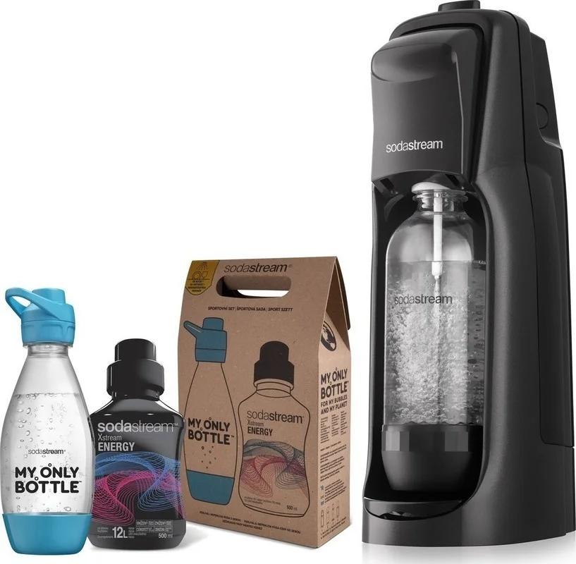 SodaStream Jet Temný kámen + sportovní set Doprava Zdarma