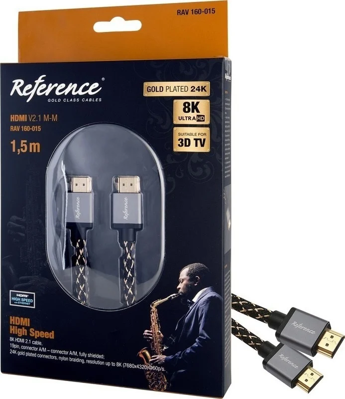 Zlevněný Reference RAV 160-015 HDMI V2.1 M-M 1,5m