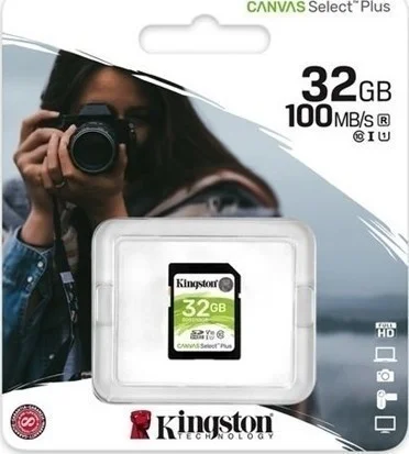 Kingston 32GB SDHC U1 V10 CL10 100MB/s Dokud Zásoby Vydrží