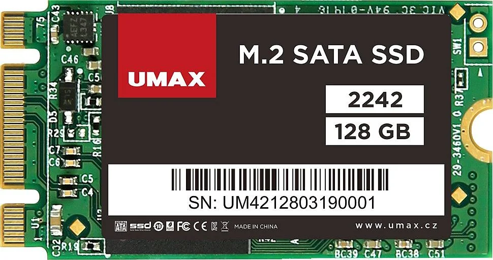 Umax M.2 SATA SSD 2242 128GB Kup Teď