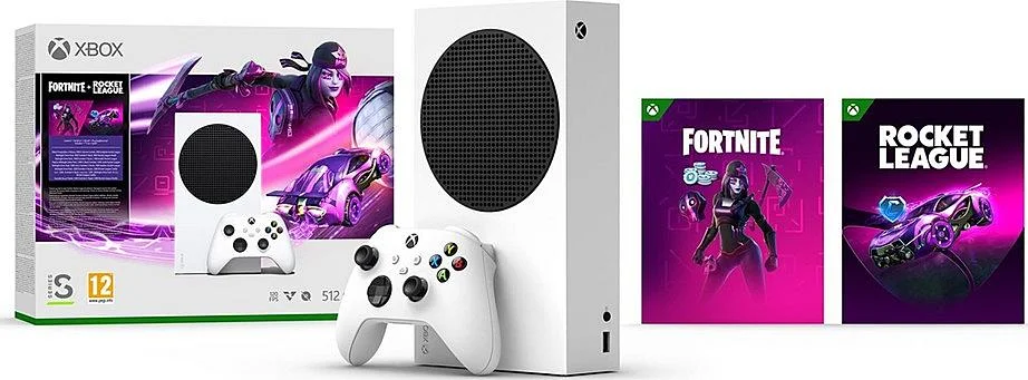 Microsoft XBOX Series S+Fortnite Points+Roket Leag Levný