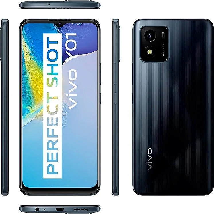 VIVO Y01 3+32GB Elegant Black Nakupujte Hned