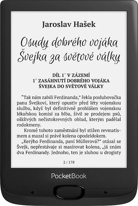 Super Cena PocketBook E-book 617 Basic Lux 3 Black