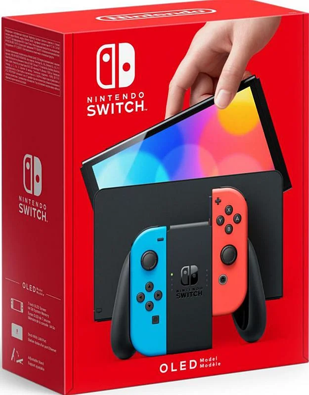 Nintendo Switch OLED red & blue Autentický