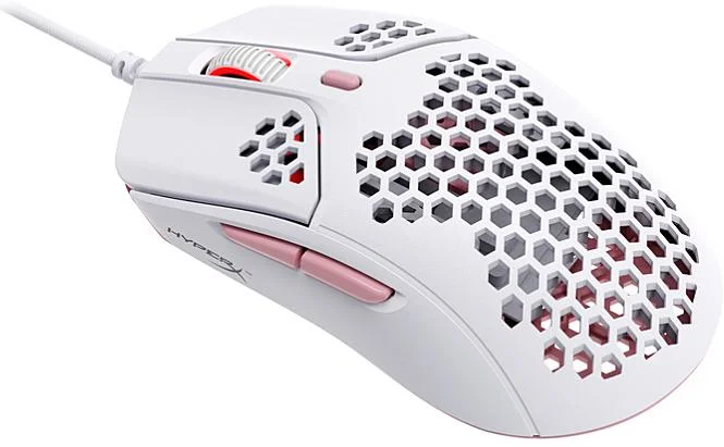 Vysoce Kvalitní HyperX Pulsefire Haste - Mouse WH/PINK