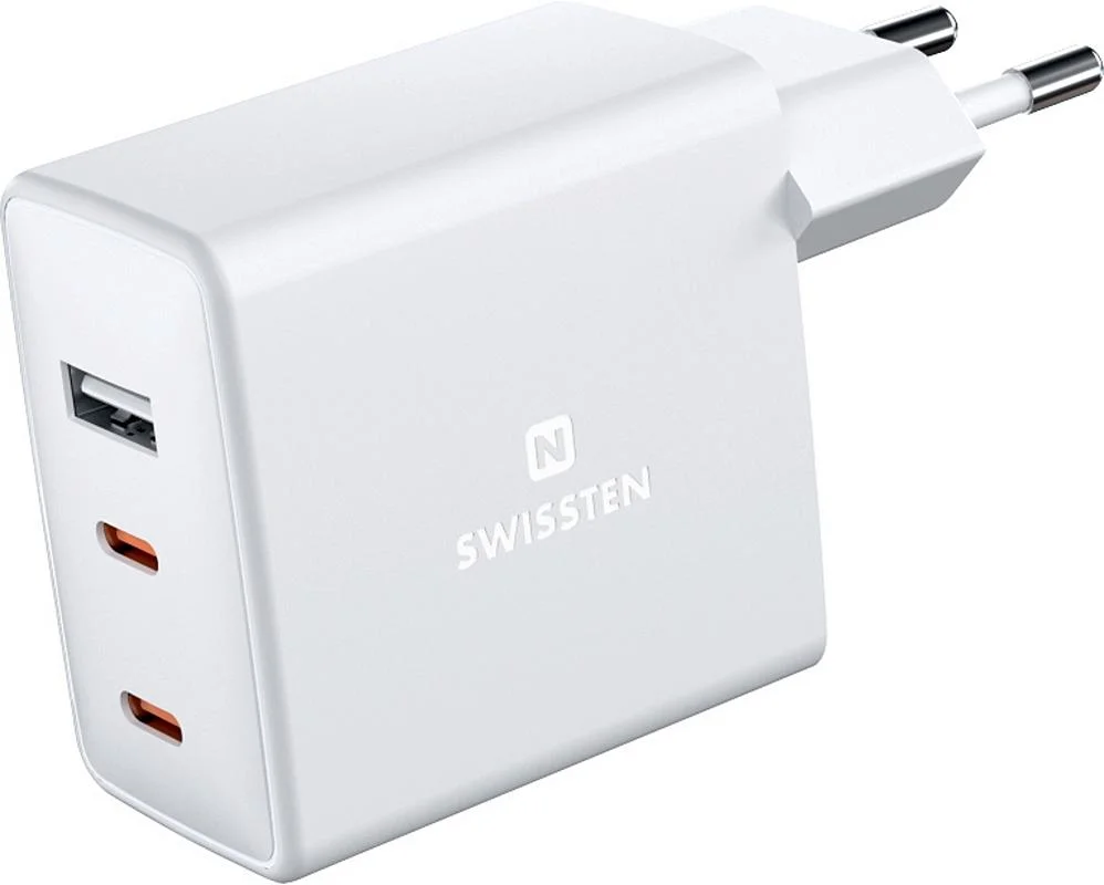 Odeslání Ihned Swissten SÍŤ.ADAP.GaN 2x USB-C+1xUSB 70W