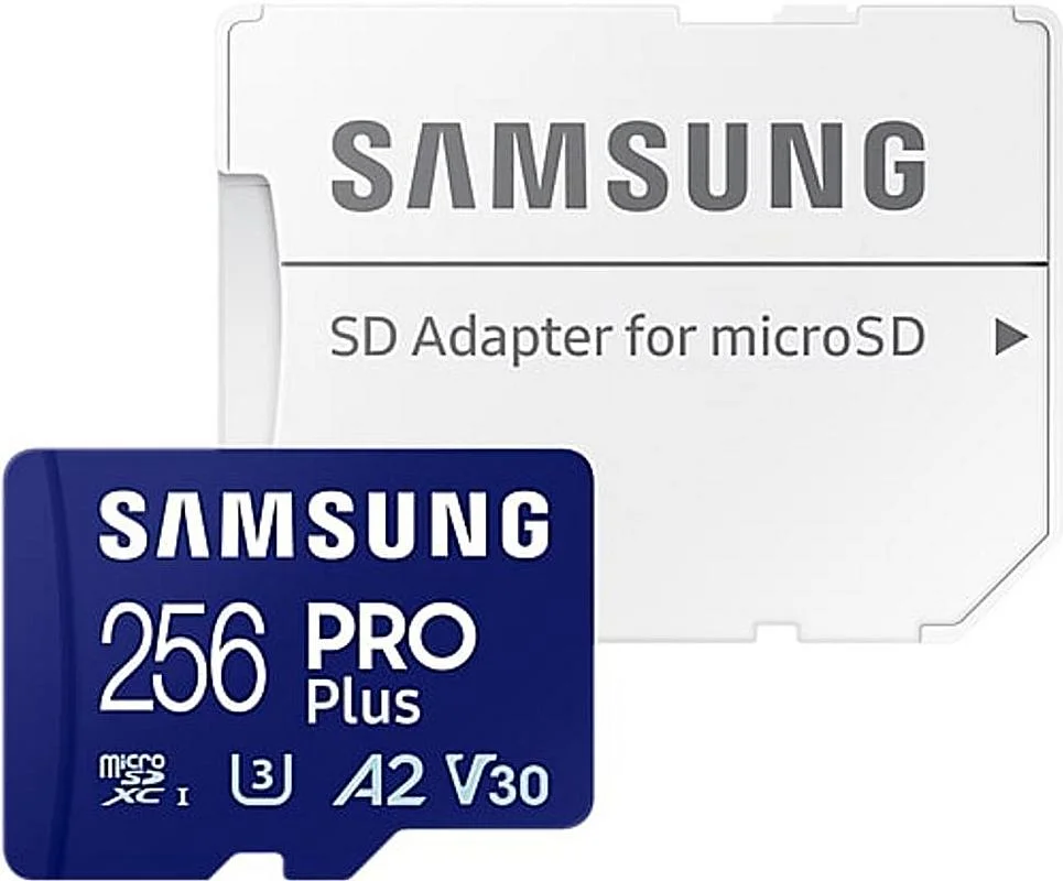 Přímo Od Výrobce Samsung MicroSDXC 256GB PRO Plus+ SD adaptér