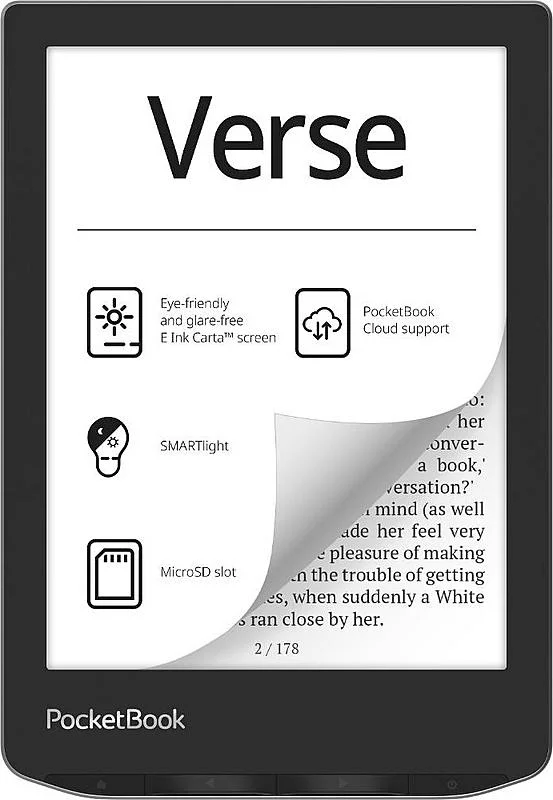 PocketBook E-book 629 Verse Mist Grey Nejprodávanější