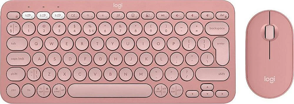 Akční Cena Logitech Set Pebble 2 Combo rose