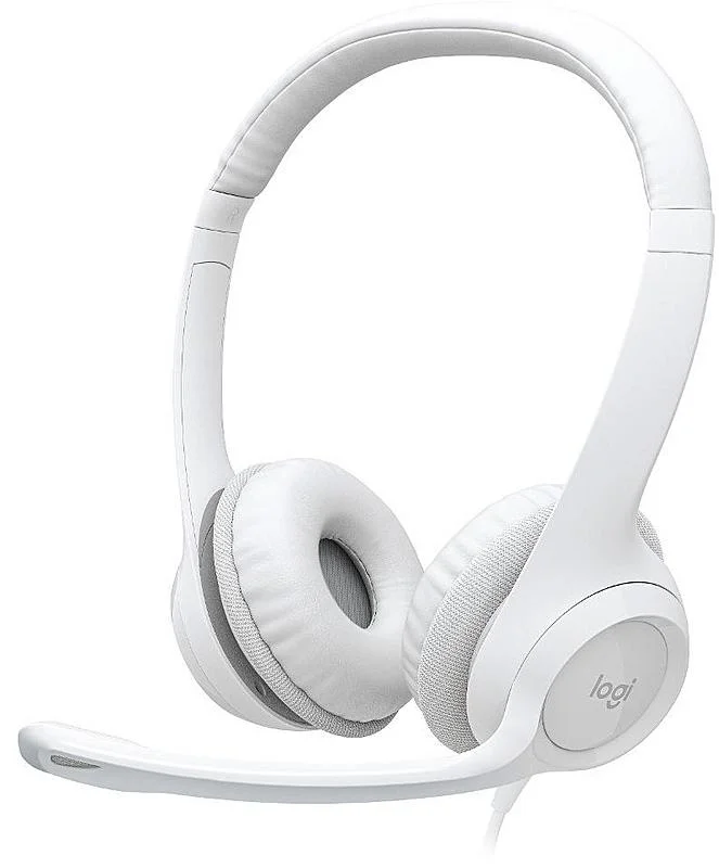 Logitech H390 USB Headset white Zlevněný