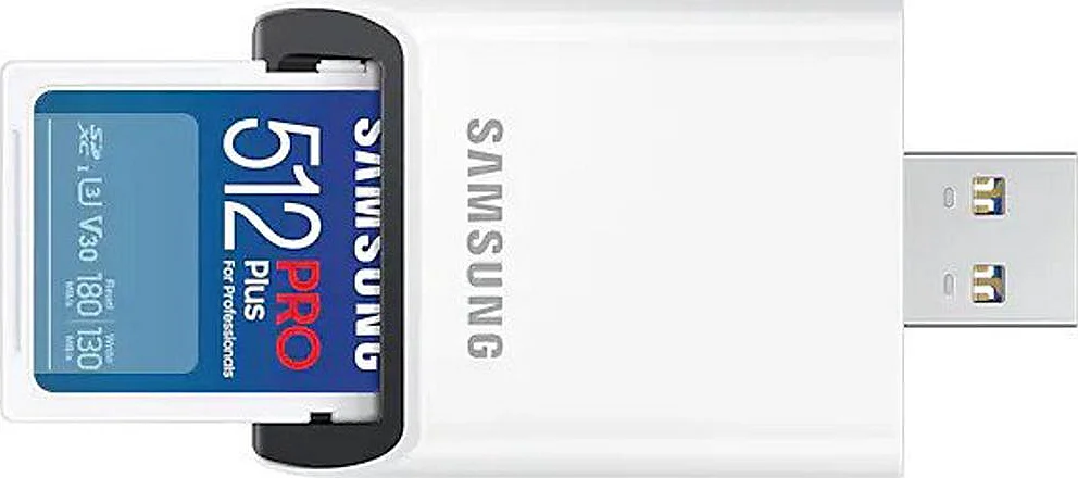 Nejprodávanější Samsung SDXC karta 512GB PRO PLUS+USB ad