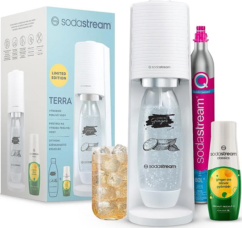 SodaStream TERRA White Ginger Ale Mpack Dokud Zásoby Vydrží