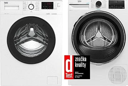 Set Beko DPY8506GXB2 + Beko WUV8612AXSW + sleva 109 % při použití kódu Výprodej