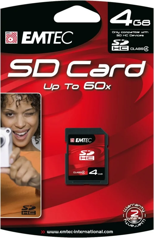 Časově Omezené Emtec SDHC 4GB