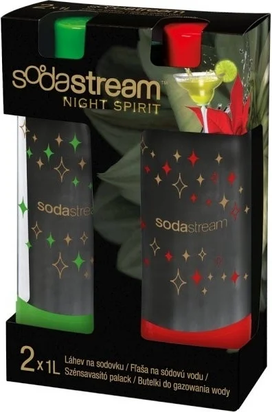 Zlevněný SodaStream Lahev 1l DuoPack KOKTEJL Red/Green
