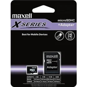 Nakupujte Hned Maxell MicroSDHC 16GB CL4 + adaptér