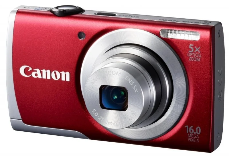 Canon PowerShot A2600 Red Sleva