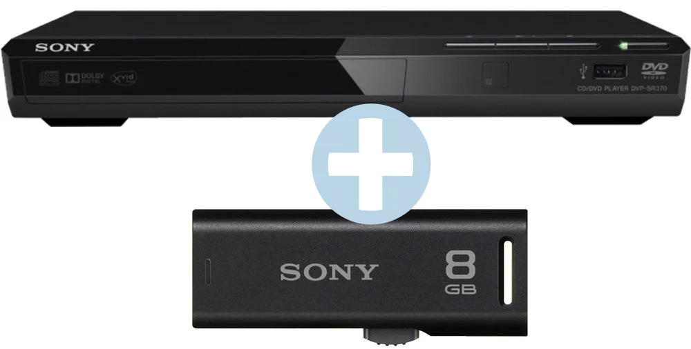 Autentický Sony DVP SR370 + 8GB USB
