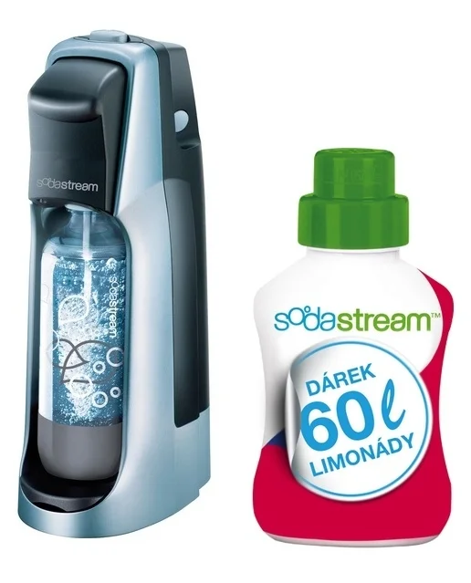 SodaStream JET TITAN/SILVER KOKTEJL + 60l limo Expresní Doručení