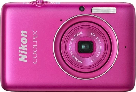 Nikon COOLPIX S02 Pink Sleva