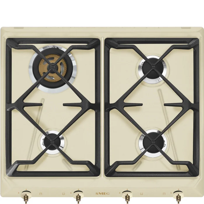 Výhodná Nabídka Smeg SRV864POGH Colonial retro plynová deska krémová