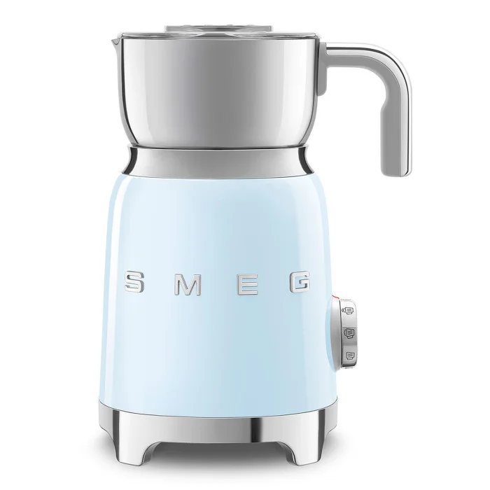 Smeg MFF11PBEU napěňovač mléka pastelově modrý Vrácení Zdarma