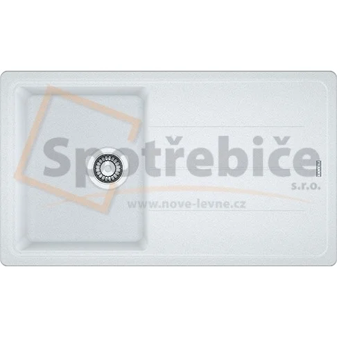 Cenová Bomba Franke Basis BFG 611-86 Fragranit Bílá-led - akce